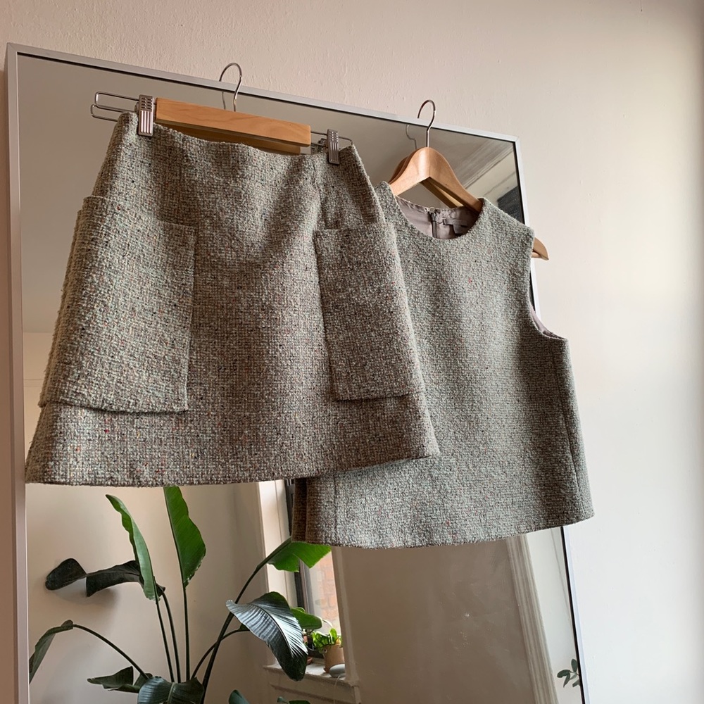 COS Matching Top + Skirt Set
